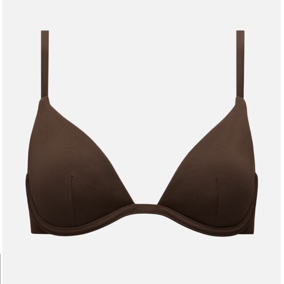 CUUP Swimsuit Brown Plunge Top and Highwaist Bottoms - Picture 5 of 12